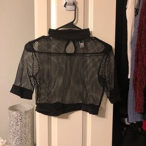 Mesh crop top